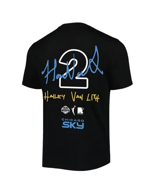 round21 Black And Hailey Van Lith Chicago Sky Name Number T-shirt