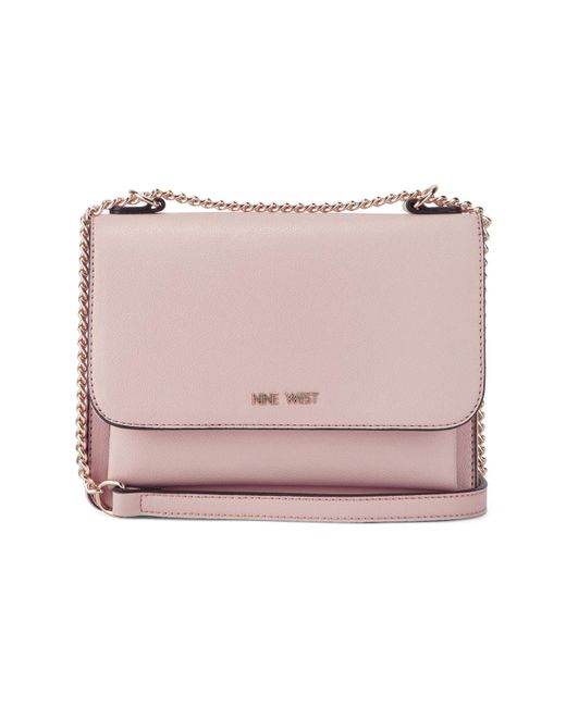 Nine West Lucianne Convertible Flap Crossbody Bag in Pink Lyst