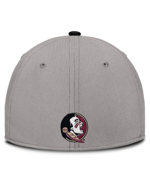 Nike Gray West Virginia Mountaineers Rise Prep Performance Flex Hat for men