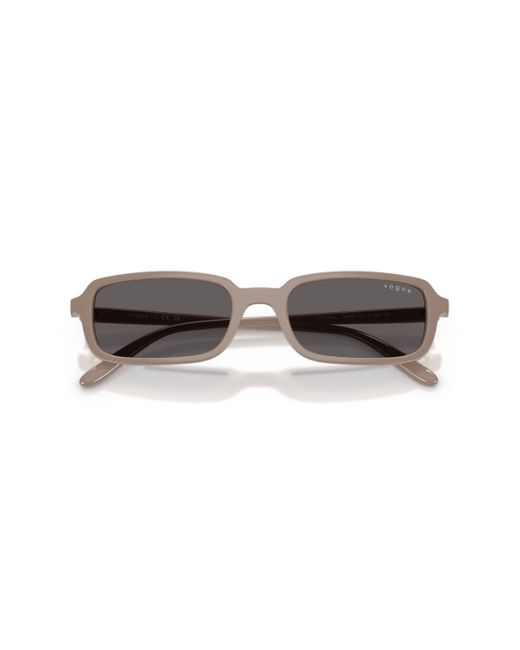 Vogue Eyewear White Rectangle Sunglasses
