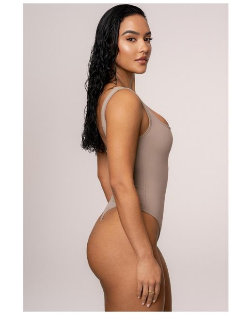 JLUXLABEL Natural Grounded Bodysuit