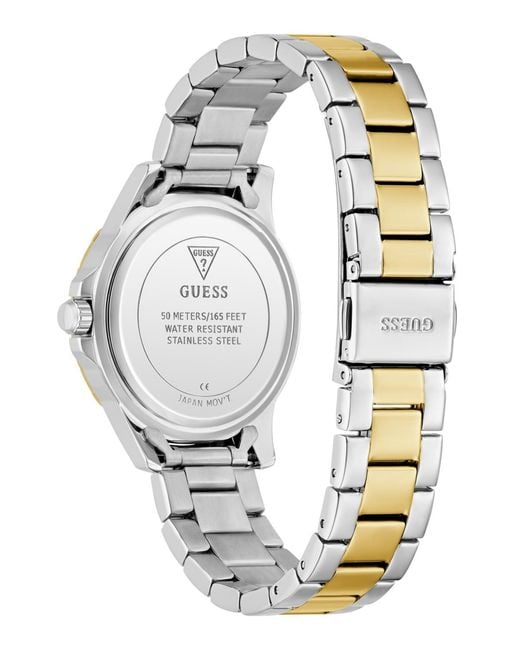 Guess Metallic Analog Watch