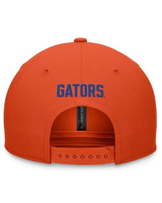 Nike Orange Florida Gators Primetime Pro Snapbackâ Hat for men