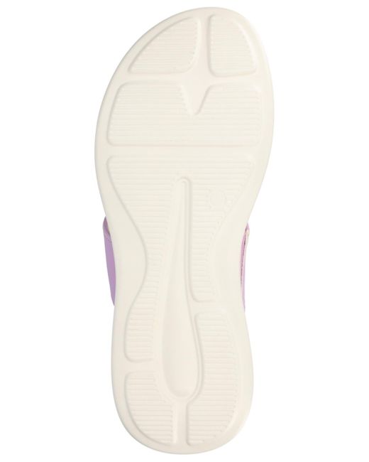Journee Collection Pink Janis Double Band Comfort Wedge Sandals