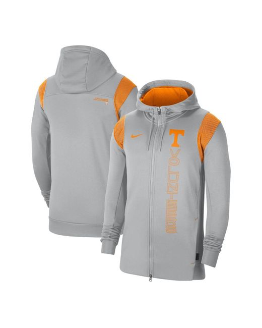 Nike Fleece Gray Tennessee Volunteers 2021 Sideline Performance Full
