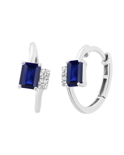 Macy's Blue Lab-grown Ruby (1-1/3 Ct. T.w.