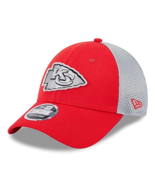 Kansas City Chiefs New Era Super Bowl LVII Champions Slice 9FORTY  Adjustable Hat - Graphite