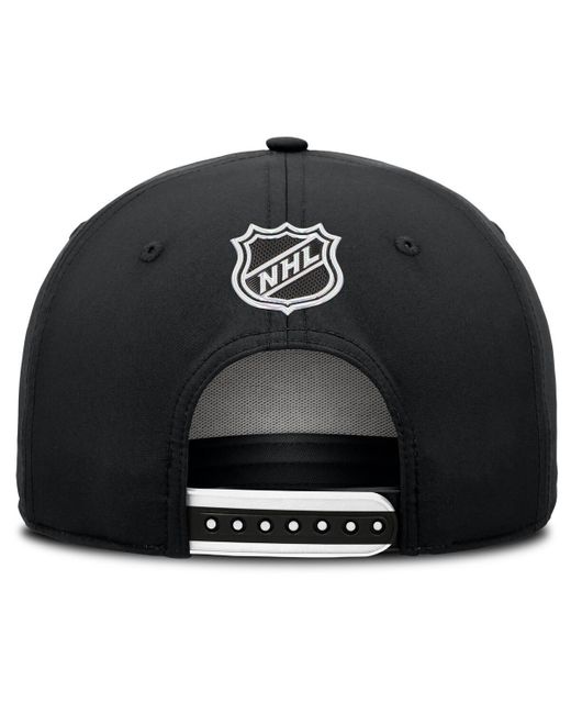 Fanatics Black Dallas Stars 2025 Nhl Draft Authentic Pro On-stage Podium A-frame Adjustable Hat for men