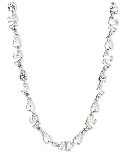 Givenchy White Mixed-cut Crystal Collar Necklace