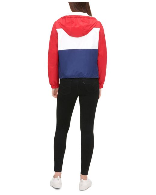 levi's retro hooded windbreaker