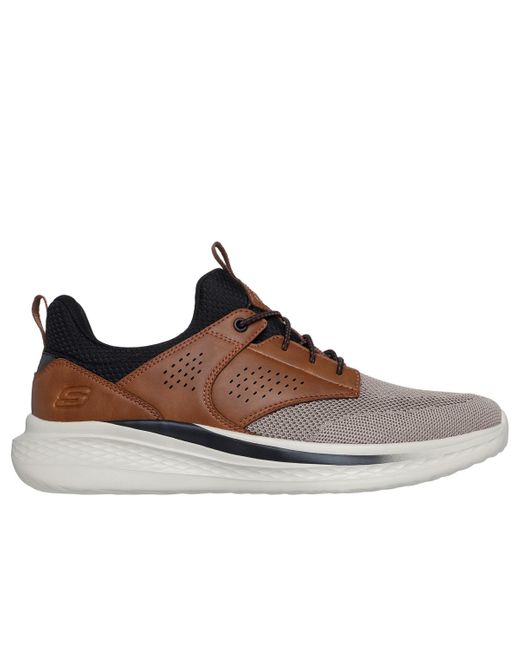 Skechers Brown Relaxed Fit: Slade for men