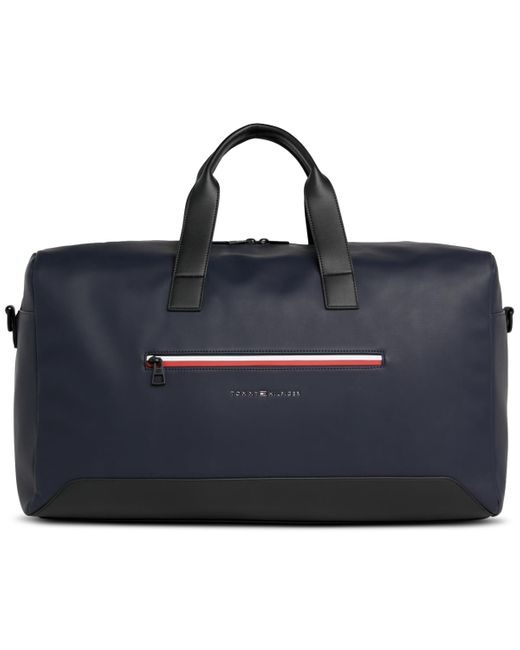 Tommy Hilfiger Blue Essential Corporate Duffel Bag for men