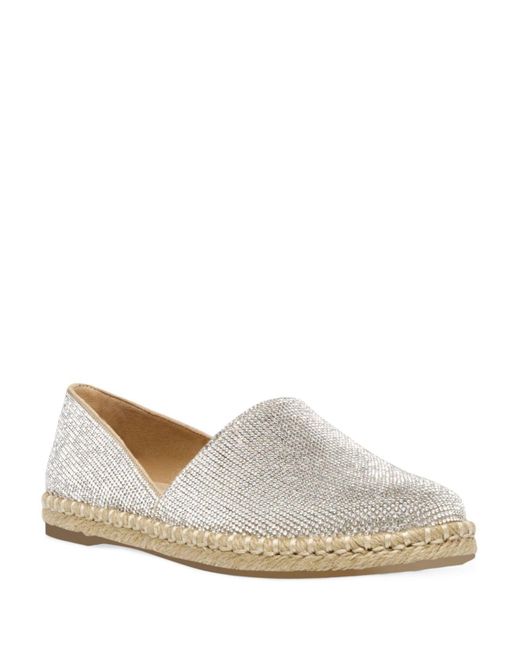Anne Klein Multicolor Kaily Crystal Espadrille Flats