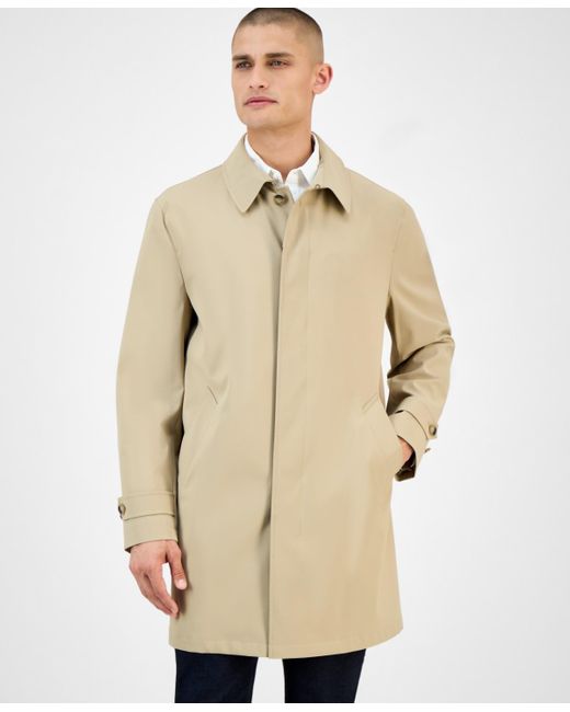 Michael Kors White Classic-fit Raincoat for men