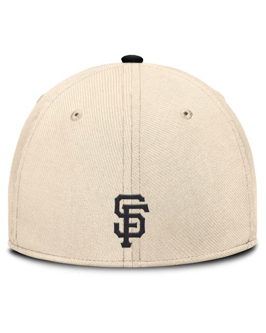 Nike Natural/black San Francisco Giants Statement Rise Performance Flex Hat for men