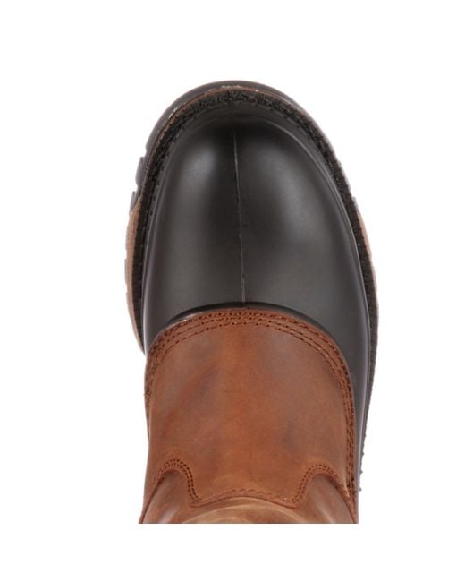 Georgia Boot Multicolor Muddog Steel Toe Waterproof Wellington for men