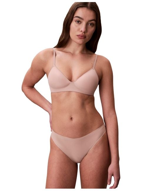 Calvin Klein Pink Full Coverage Adjustable Bra