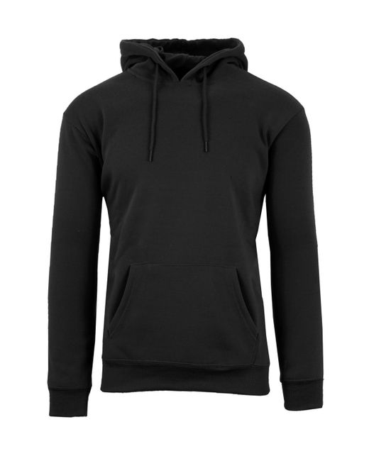 Galaxy By Harvic Oversized Slim-fit Fleece-lined Pullover Hoodie in Black  for Men | Lyst