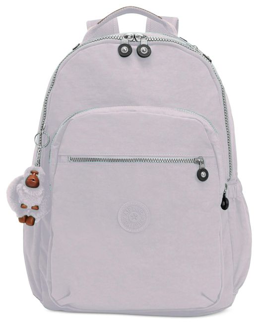 Kipling Seoul Go Large Backpack in Grey | Lyst Canada