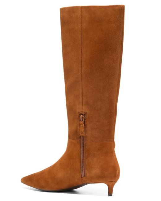 Cole Haan Brown Go-to-janece Pointed Toe Dress Boots
