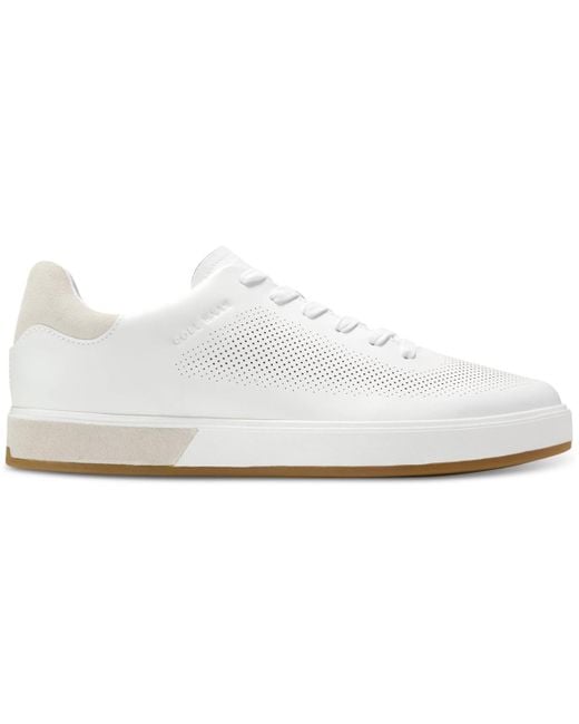 Cole Haan White Grandprã ̧ Angleace Sneaker for men