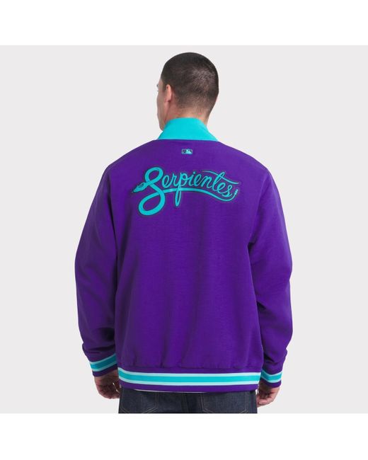 Nike Purple Arizona Diamondbacks 2025 City Connect Authentic Collection Full-zip Bomber Jacket for men