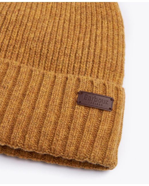 Barbour Brown Carlton Beanie for men