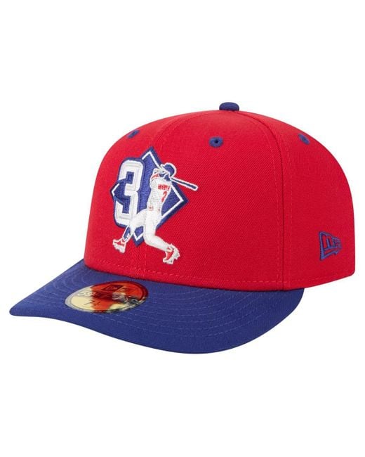KTZ Red Bryce Harper Philadelphia Phillies 59fifty Fitted Hat for men
