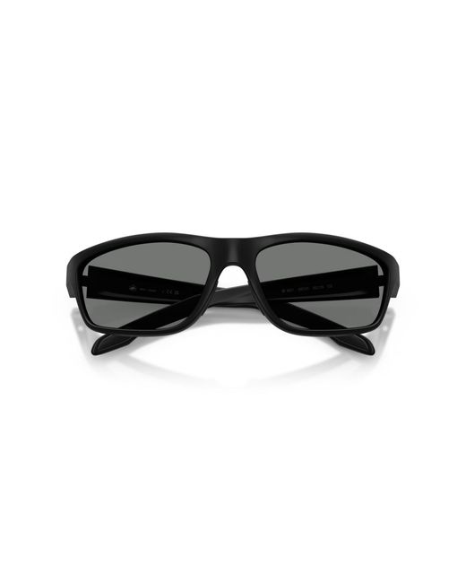 Native Eyewear Black Native Polarized Rectangle Sunglasses for men