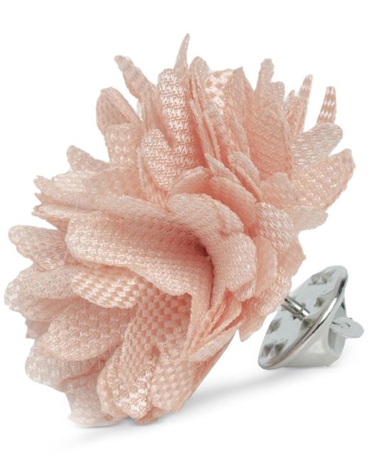 Con.struct Pink Ceremony Flower Lapel Pin for men
