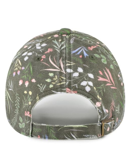'47 Green New England Patriots Verbena Clean Up Adjustable Hat