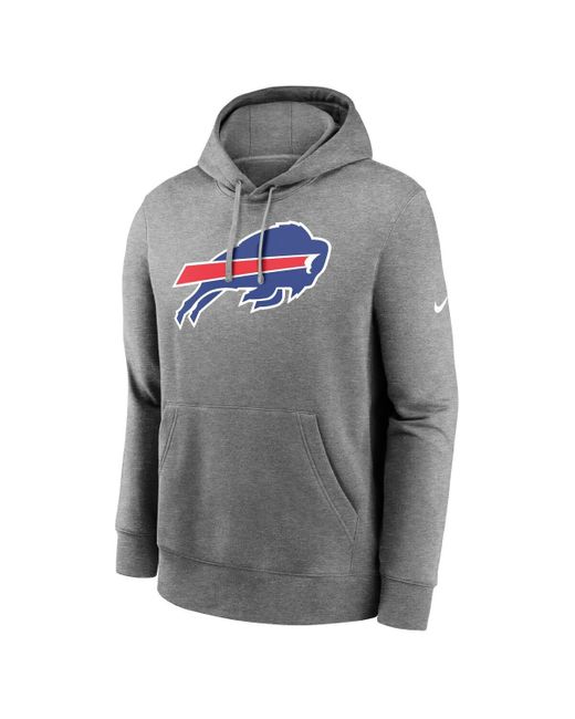 Nike Buffalo Bills Big And Tall Rewind Club Fleece Pullover Hoodie in ...