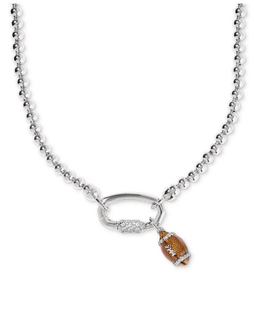 Kendra Scott Metallic Football Metal Strand Necklace