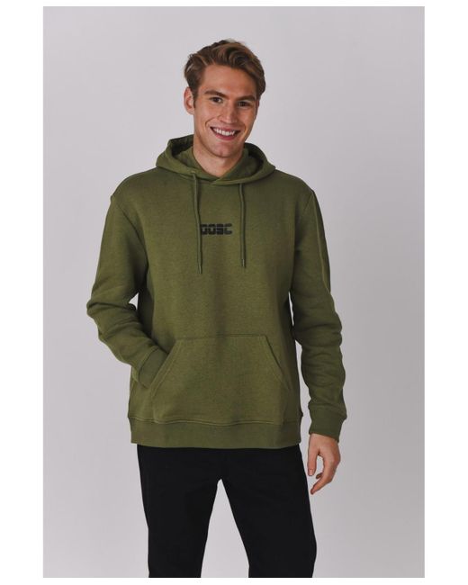OOSC Green Retro Hoodie for men