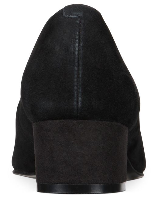 macys block heel pumps