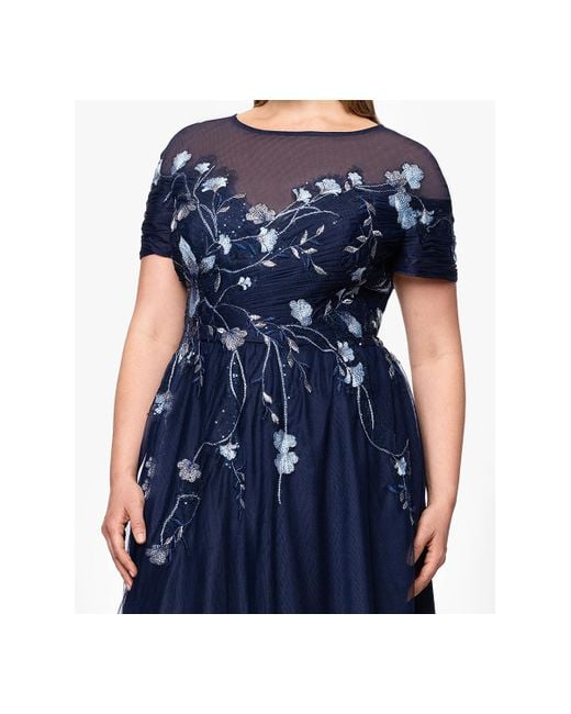 betsy and adam blue sequin dress Long Formal Dress: Betsy and Adam A27097 Light Blue / 0