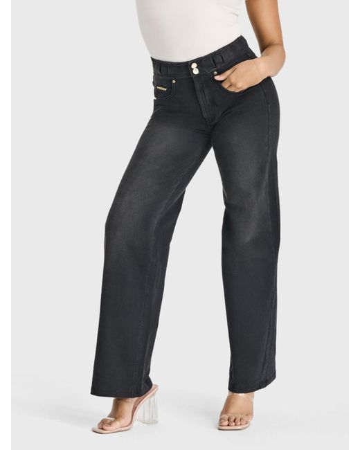 Freddy Blue High-rise Shaping Wide Leg Jeans