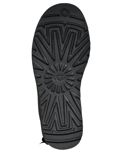 Ugg Black Ultra Mini Bailey Bow Round Toe Booties