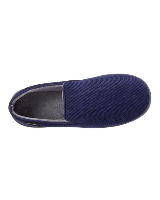 Isotoner Blue Diamond Corduroy Loafers for men