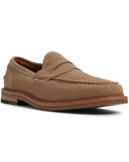 ALDO Brown Buckley Loafers for men