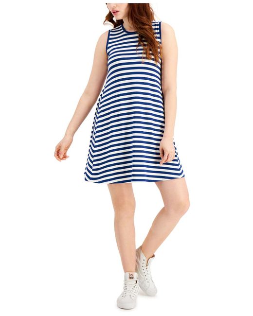 macys striped dress