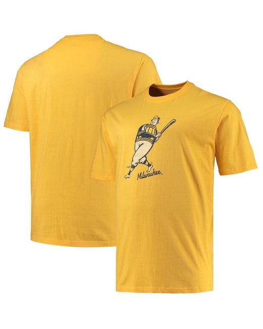 Profile Milwaukee Brewers Big And Tall Hometown Paint The Black Tshirt