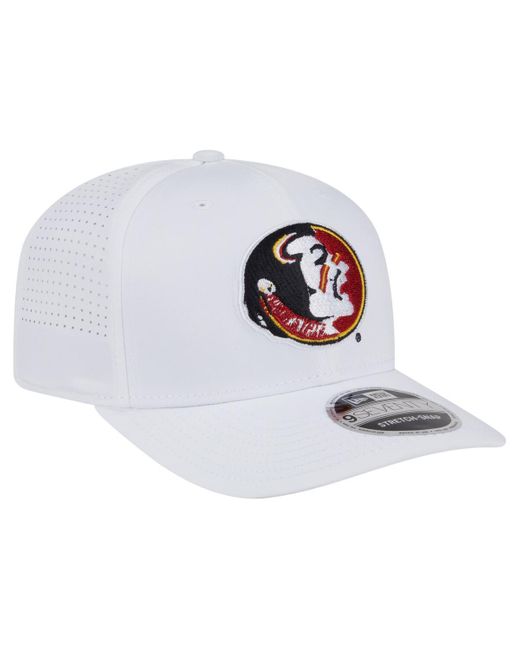 KTZ White Florida State Seminoles Perform Vault 9seventy Stretch-snap Hat for men