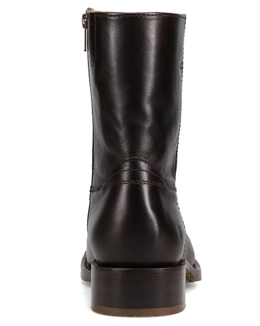 Frye Black Campus Inside Round-toe Ankle Boots for men