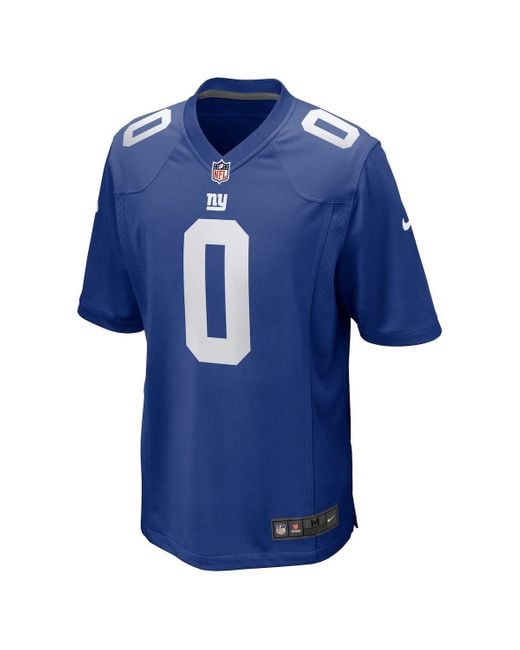 Nike Blue Brian Burns New York Giants Game Player Jersey for men