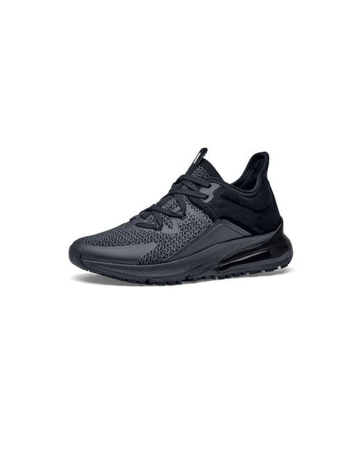 Shoes for Crews Blue Gia Slip Resistant Water Resistant Work Shoes
