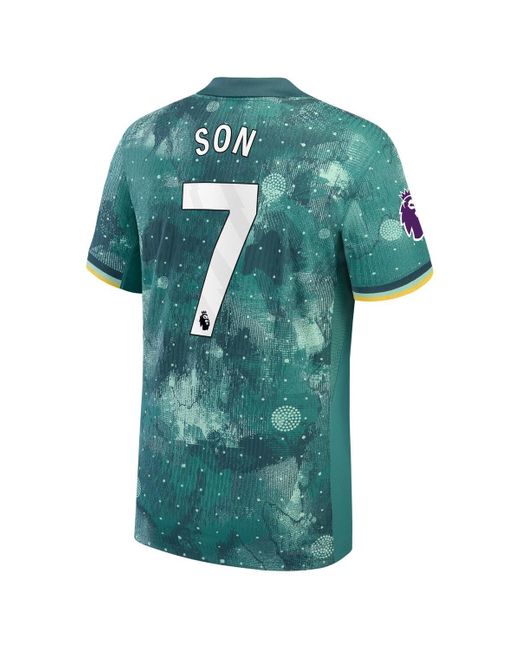 Nike Green Son Heung-min Tottenham Hotspur 2024/25 Third Authentic Player Jersey for men