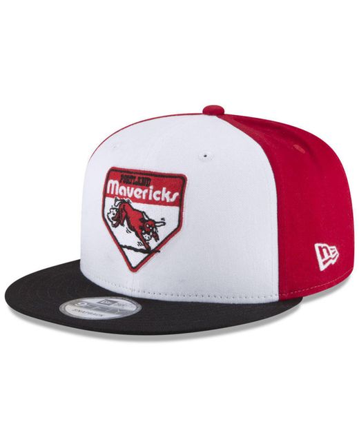 KTZ Portland Mavericks Hometown 9fifty Snapback Cap in Red for Men