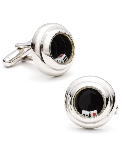 Cufflinks Inc. Black Dice Game Cufflinks for men