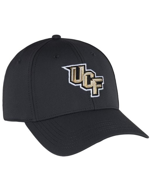Ahead Black Ucf Knights Stratus Aerosphere Adjustable Hat for men